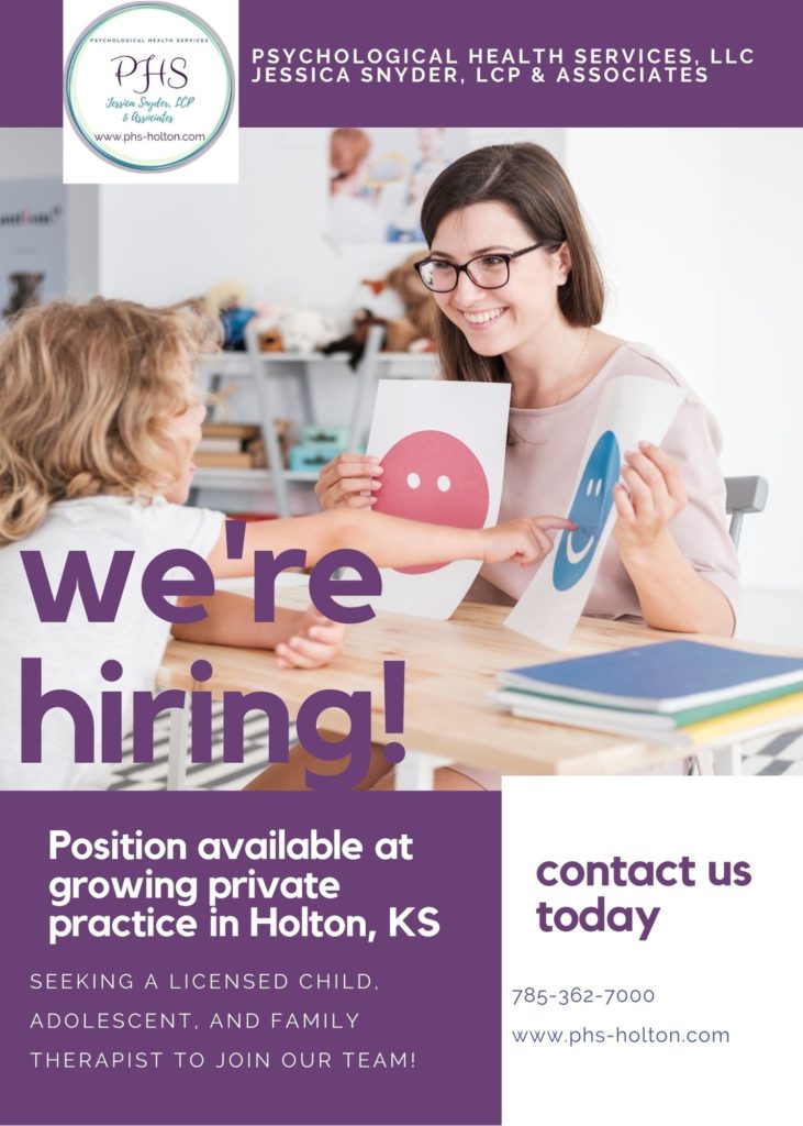 Employment Opportunities Anxiety Counselor Near Me Holton KS 66436